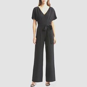 Eliza J. Wide-Leg Jumpsuit-- black, size 16W--super classy and comfortable